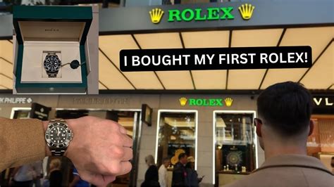 Buying My First Rolex Watch .